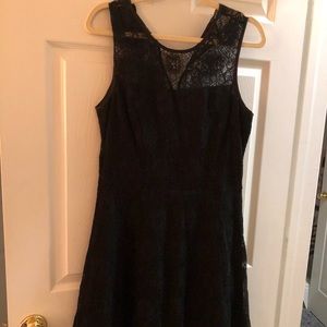 Banana Republic black lace dress